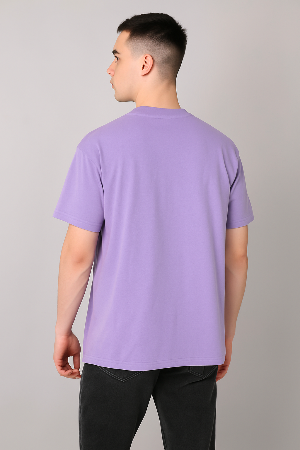 Oversized Lavender T-shirt – 100% Cotton | Unisex | Perfect for Bulk Orders