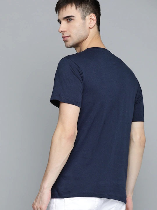 Round Neck Navy Blue T-shirt – Unisex | 100% Cotton | Ideal for Bulk Custom Orders